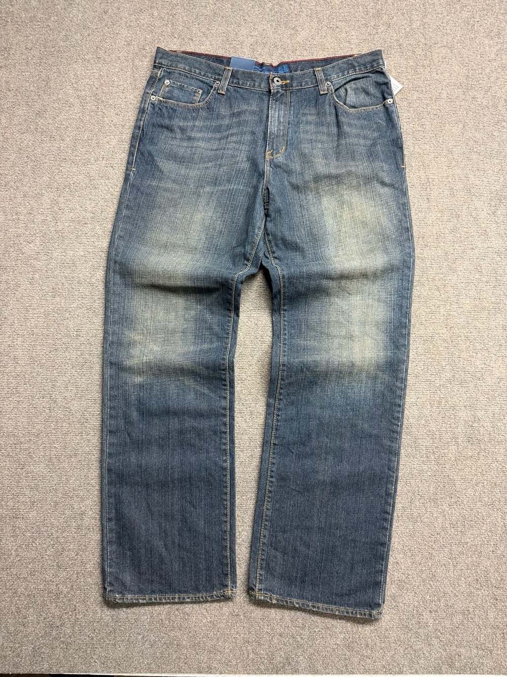 Material London Classic Fit Jeans Size 36x32 Blue Denim